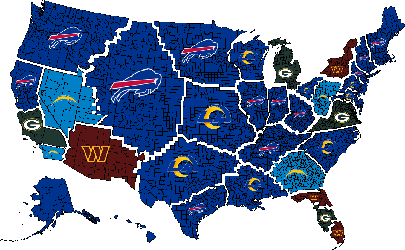 Week 16 map